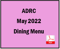 Button linking to the ADRC Dining Menu